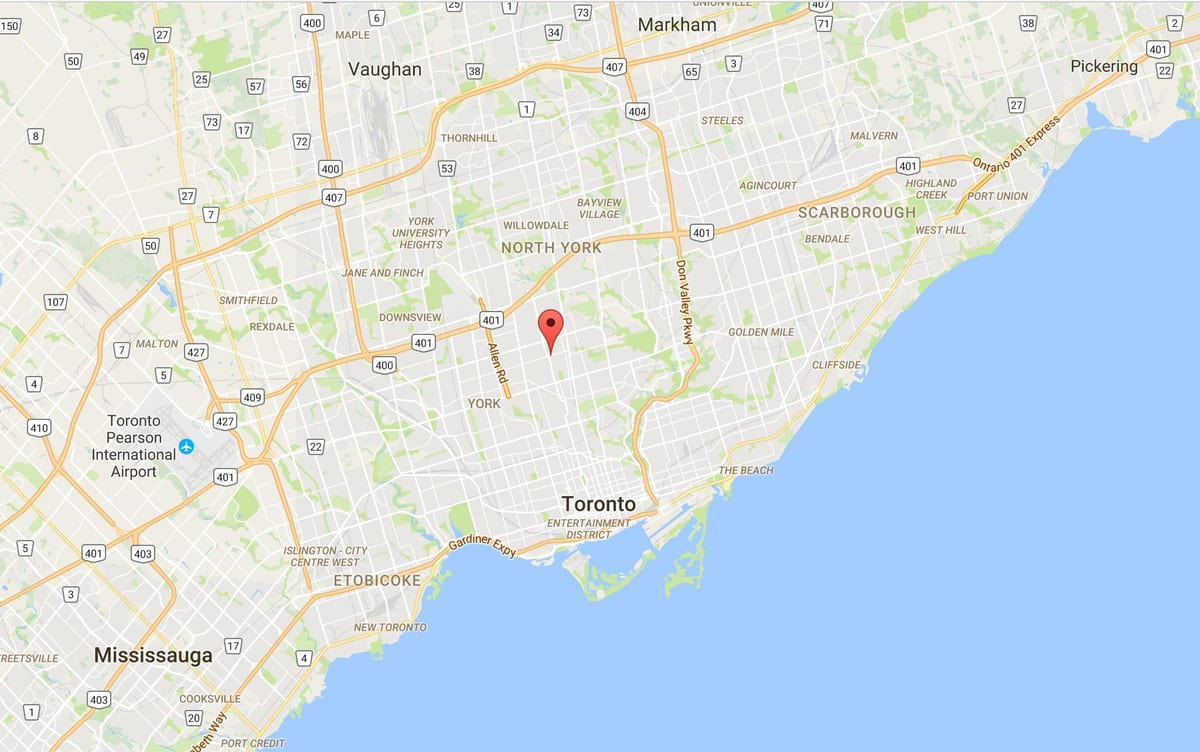 Karta Литтон-Park Toronto