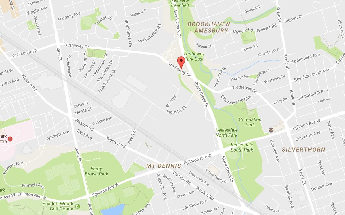 Karta Третхевеи vožnje Toronto