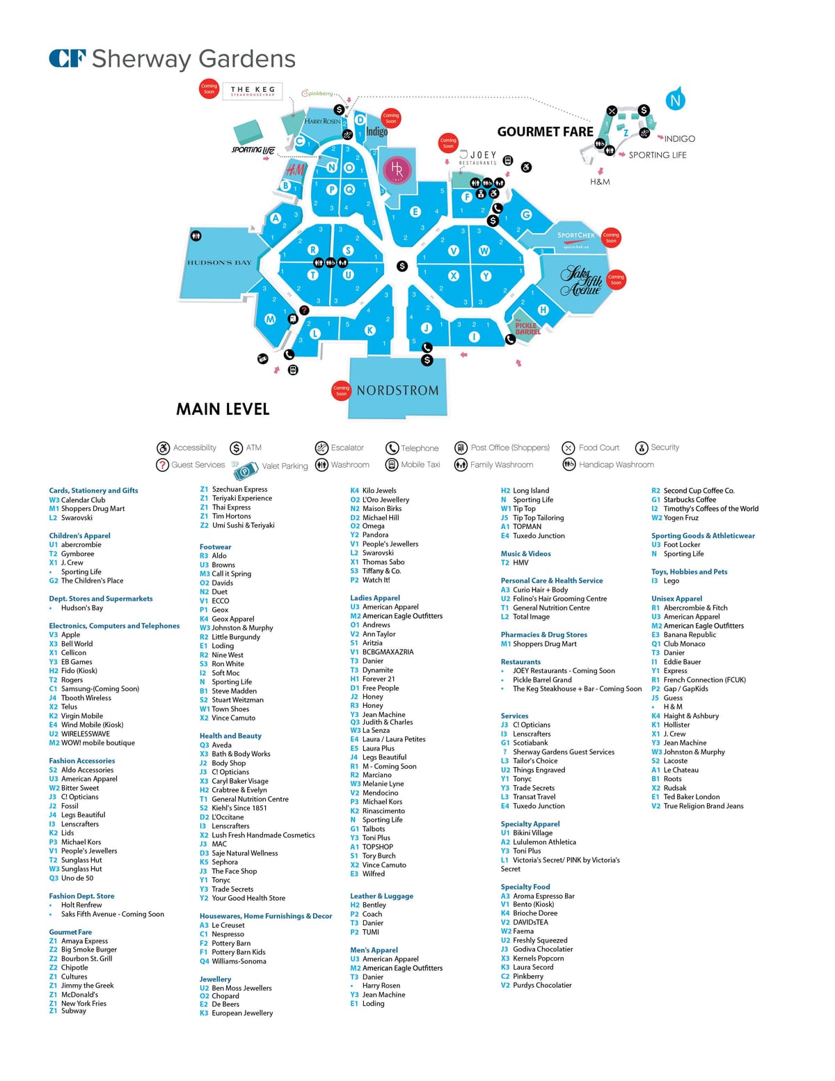 Karta Sherway gardens