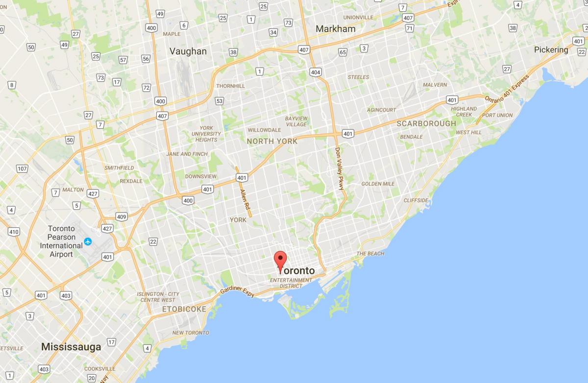 Kartu Alexandra području Toronto