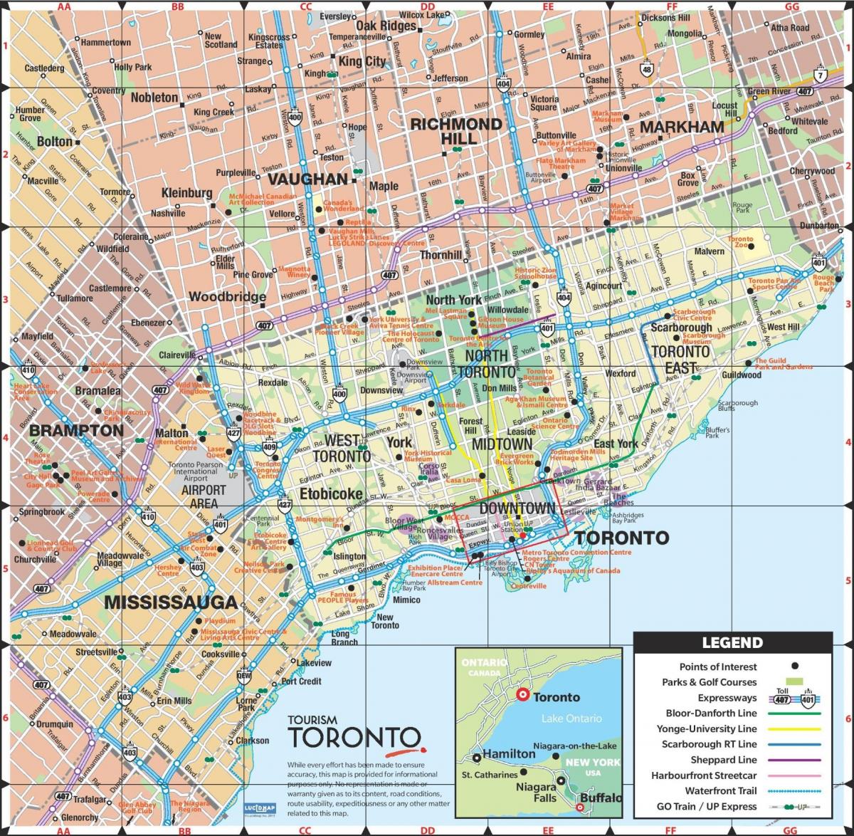 Karta velike brzine u Torontu
