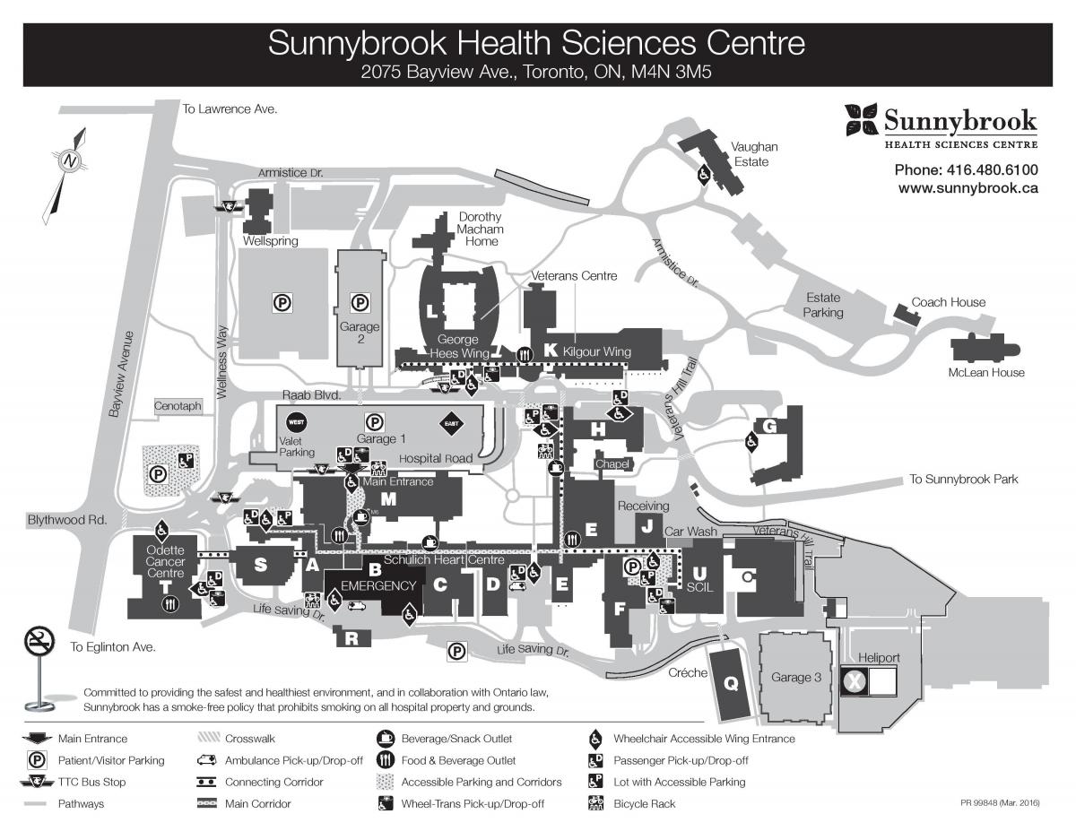 Karta health sciences Sunnybrook - stranice shsc
