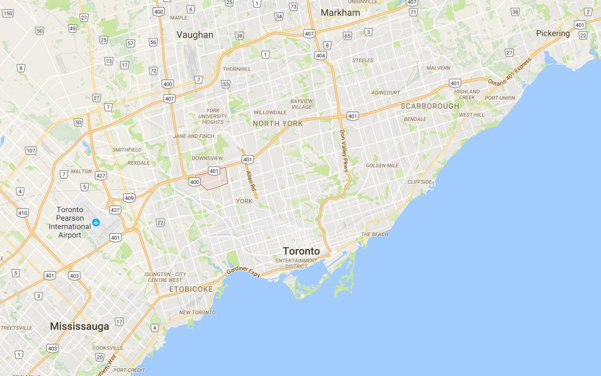 Karta javorov list Toronto