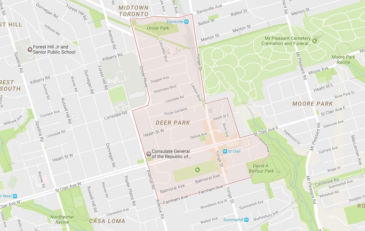 Karta Jelena Park Toronto