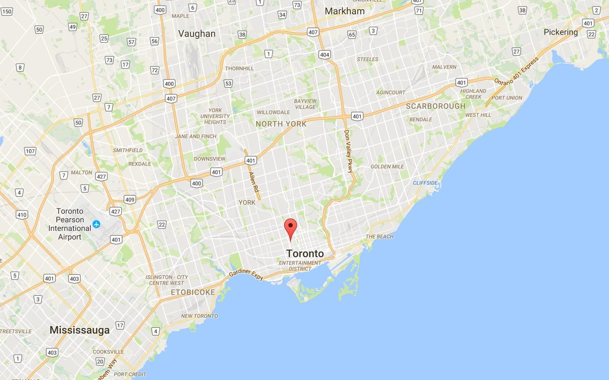 Karta kampusa sveučilišta u Torontu