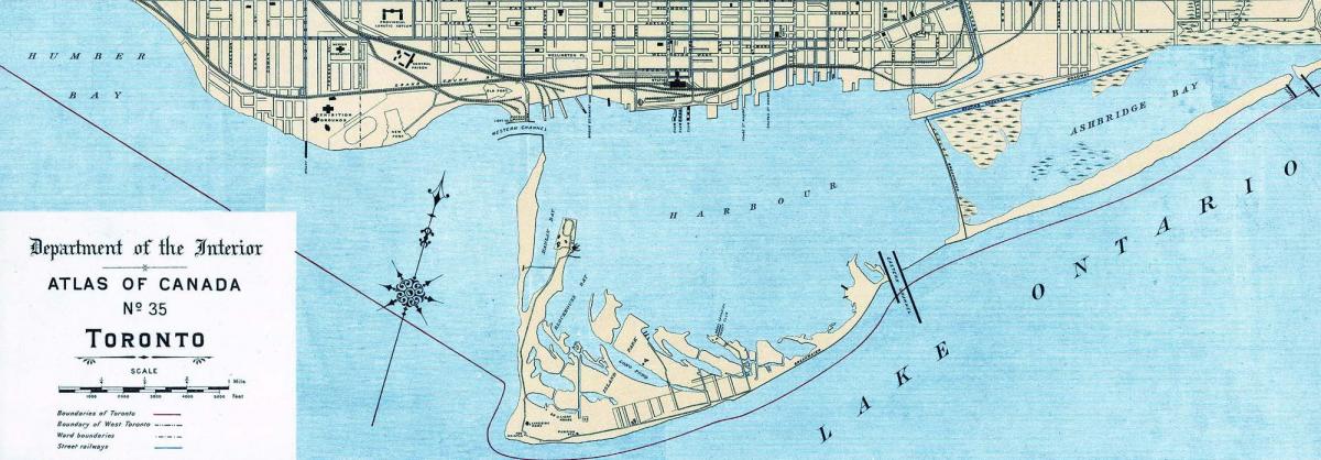 Karta Toronto luka 1906
