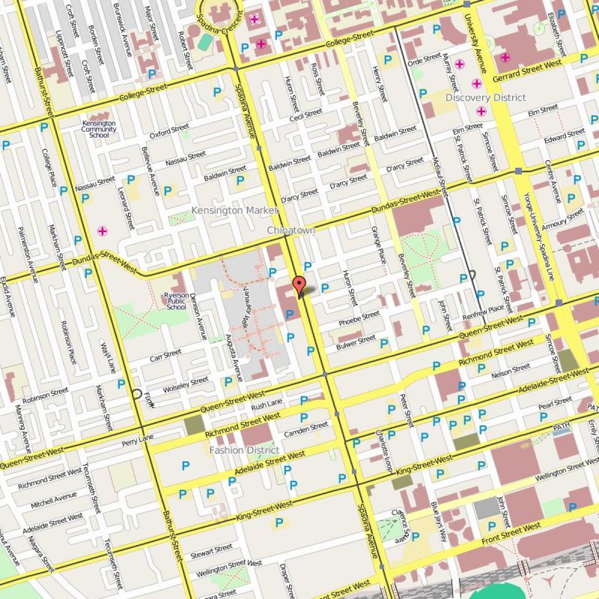 Karta kineska četvrt, Toronto