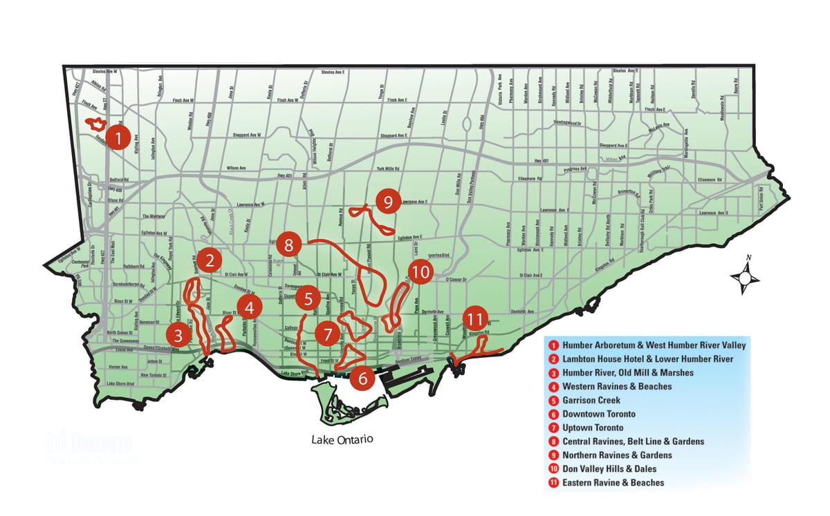 Karta otkrića hoda Toronto