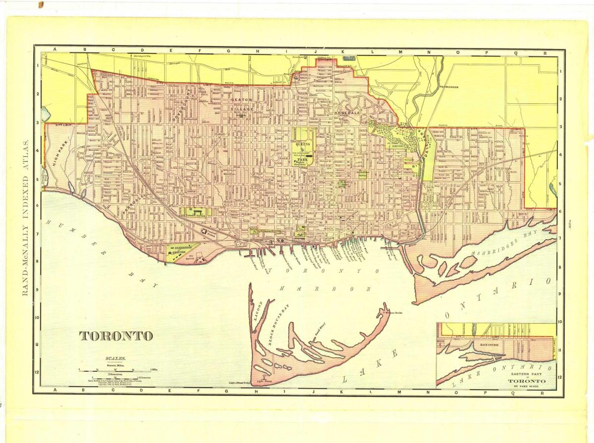 Karta povijesnog Toronto