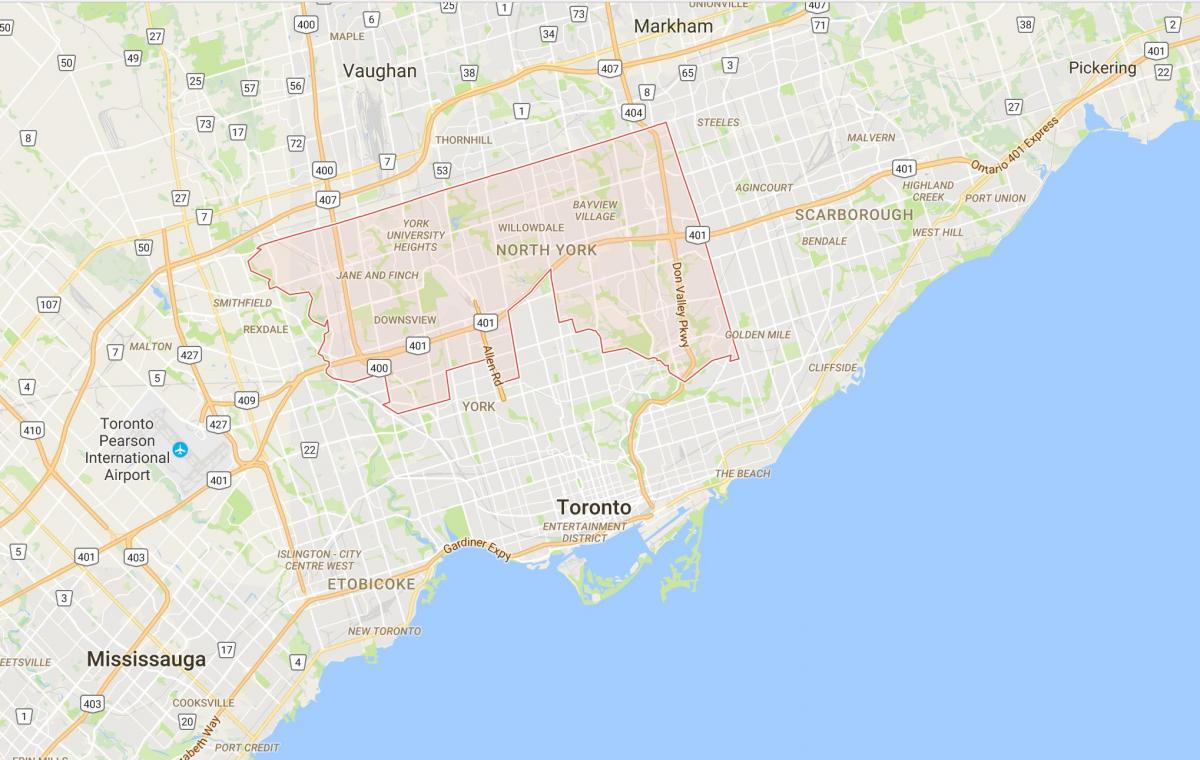 Karta grada Toronto Toronto
