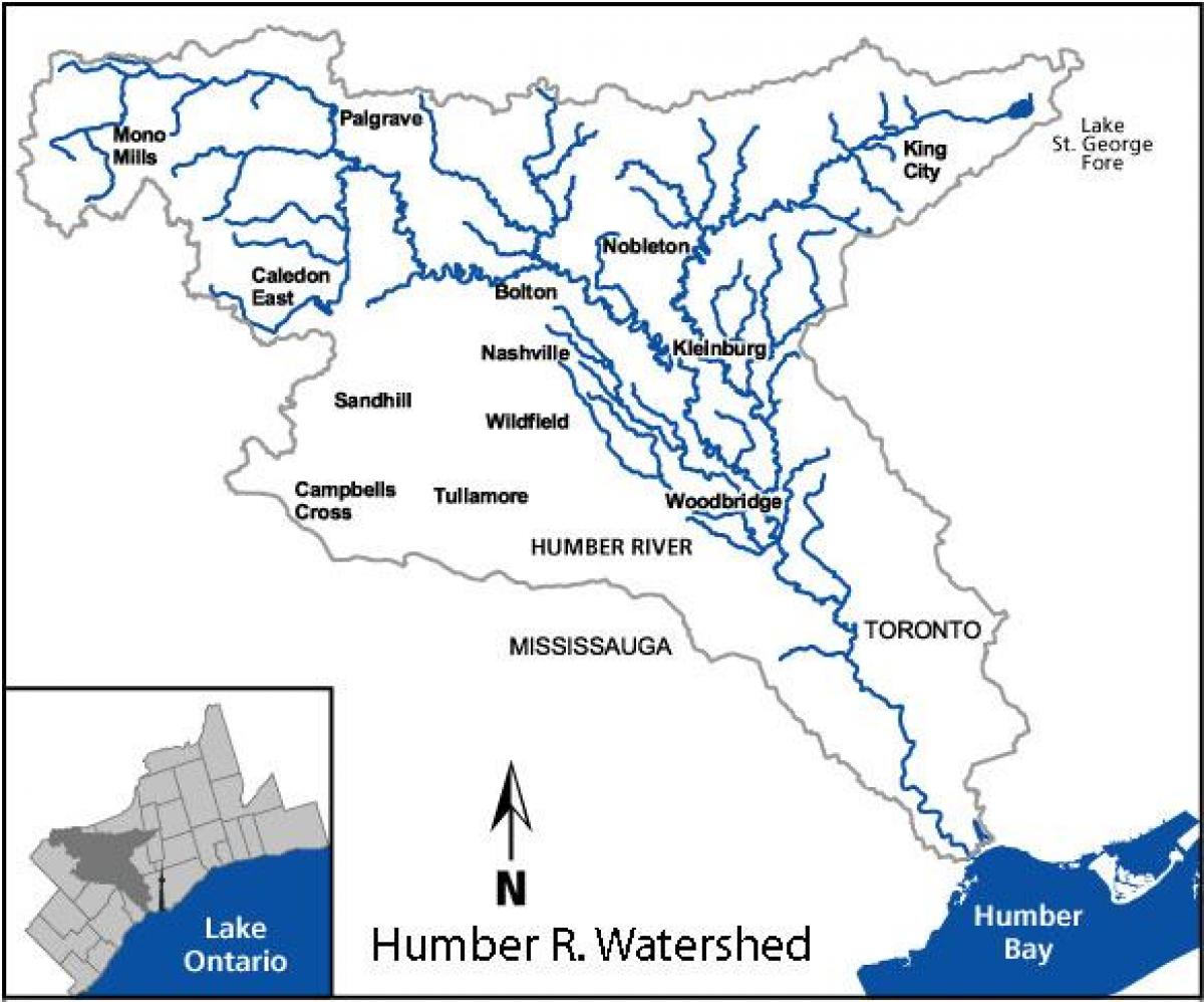 Karta rijeke Хамбер 