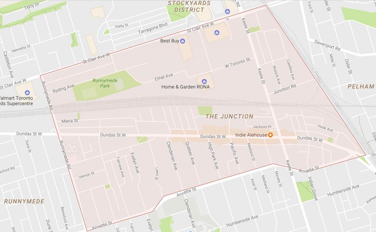 Karta raskrižja okolica Toronta