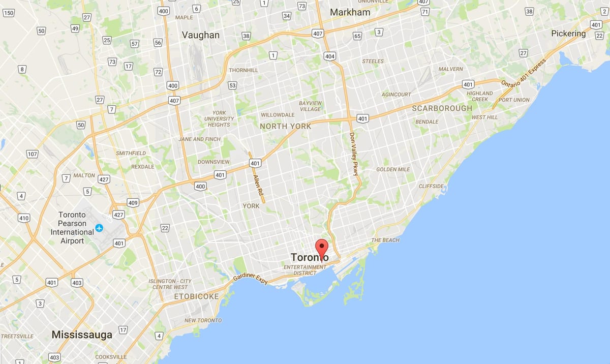 Karti Svetog Lovre području Toronto