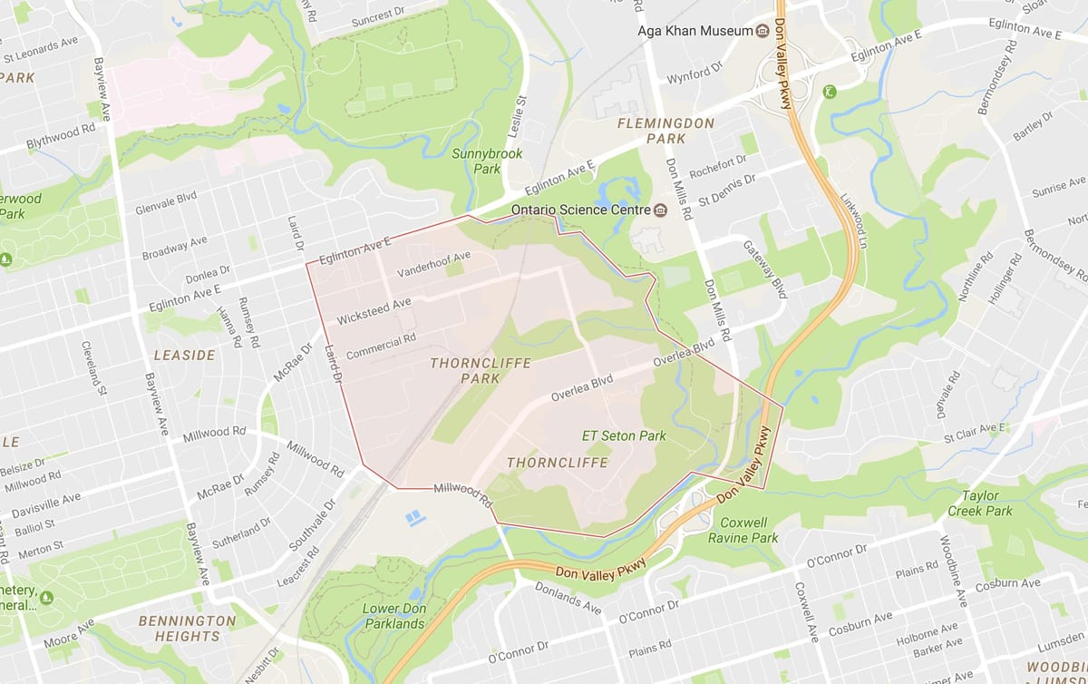 Karta Thorncliffe Park Toronto