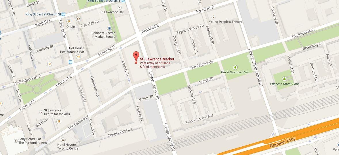Kartu St. Lawrence market 