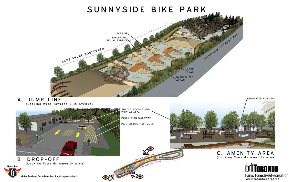 Karta macka Bike-park Toronto skok linije