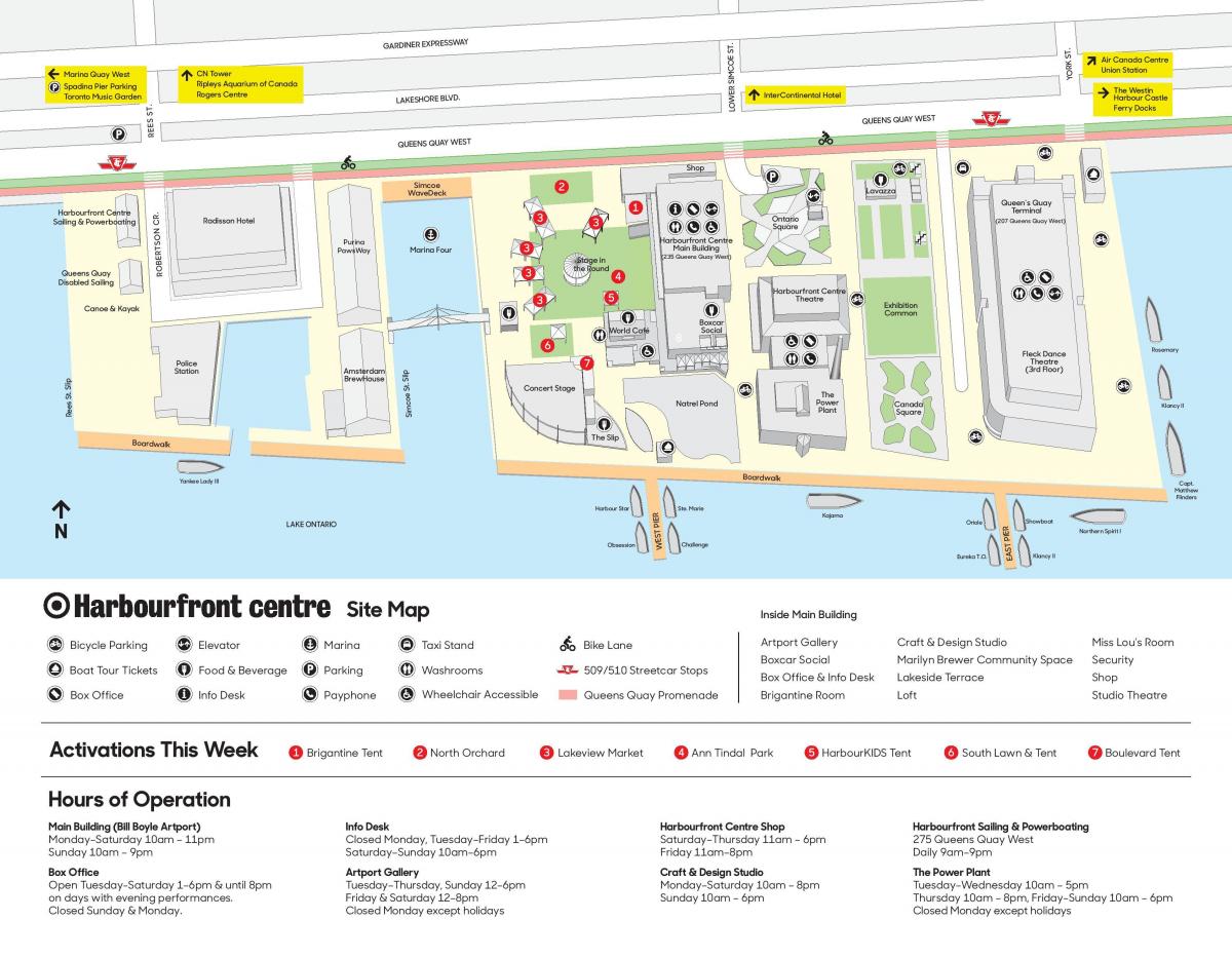 Karta Харборфронт centar-parking