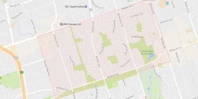 Karta okolice Стилс Toronto