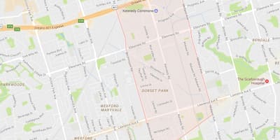 Karta Dorset Park Toronto