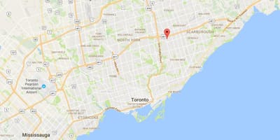 Karta Мэривейл području Toronto