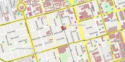 Karta Baldwin selo Toronto