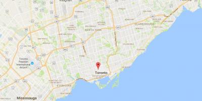 Karta otkrića području Toronto