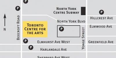 Karta Toronto-centar umjetnosti