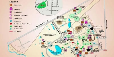 Karta Park centennial povrće vrtlarstvo Toronto