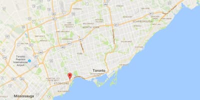 Kartu u stonegate-Квинсвей području Toronto