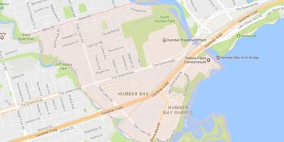 Kartu u stonegate-Квинсвей području području Toronto