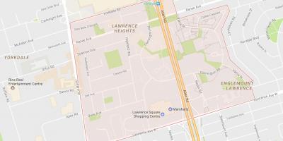Karta Lawrence visine okolica Toronta