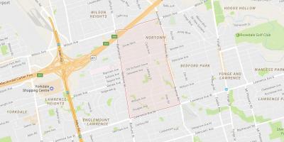 Karta Ledbury Park Toronto
