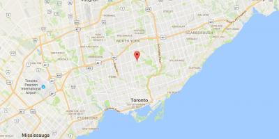 Karta Lawrence-Park Toronto