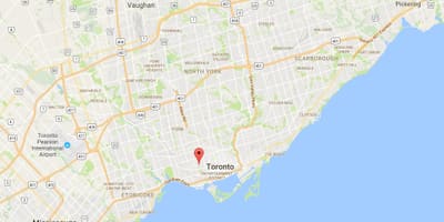 Karta četvrti mala Italija Toronto