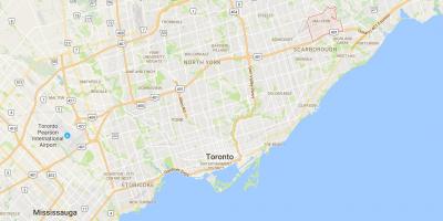 Karta Malvern području Toronto