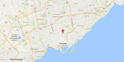 Karta Moore Park Toronto