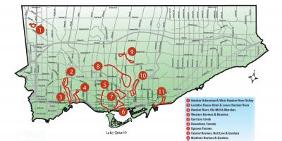 Karta otkrića hoda Toronto