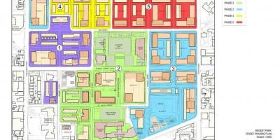 Karta plan Revitalizacije Regents Park Toronto
