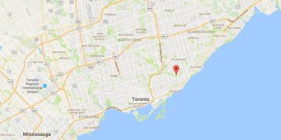 Karta Polumjeseca grada Toronto