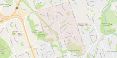Karta Princeza području vrtovi Toronto