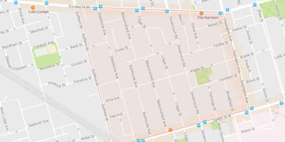 Karta Биконсфилд selu području Toronto