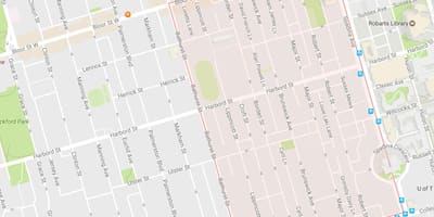 Karta Харборд selu području Toronto