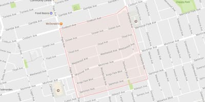 Kartu selo tata području Toronto