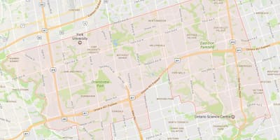 Karta stambene četvrti u toronto Toronto