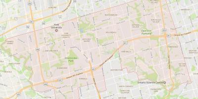 Karta stambene četvrti u toronto Toronto