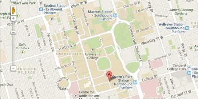 Karta na sveučilištu u Torontu St. George