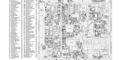 Karta na sveučilištu u Torontu u St. Джорджес campus
