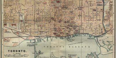 Karta Toronto 1894
