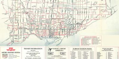 Karta Toronto 1976