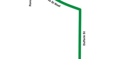 Karta TTC 193 izložba rakete autobusne rute Toronto